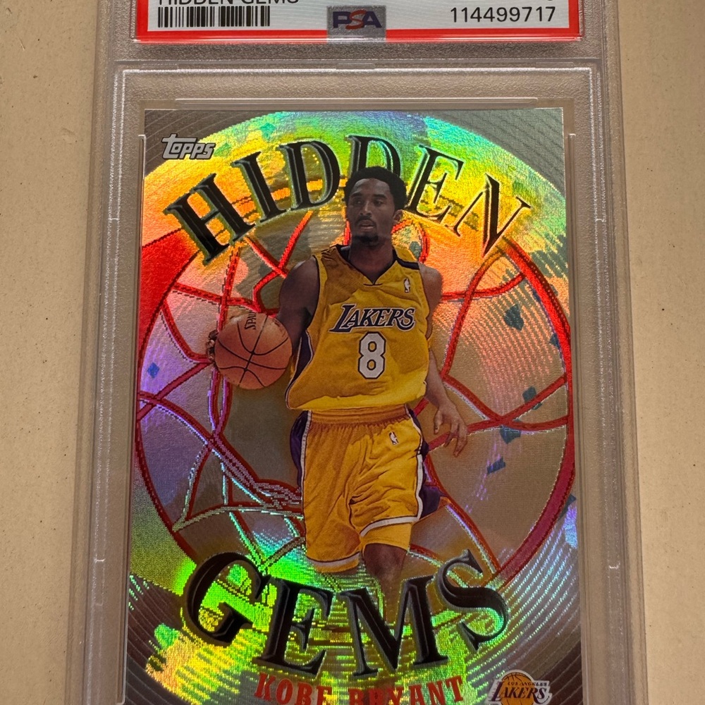 2000 Topps Kobe Bryant Hidden Gems #HG3 PSA 8 LA Lakers
